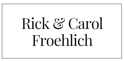 Rick & Carol Froehlich Logo