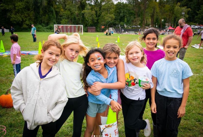 Students at the Fall Festival